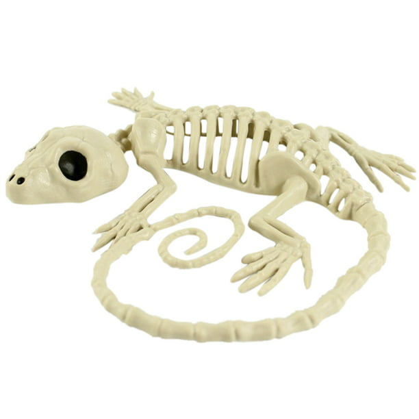 Small Skeleton Gecko Lizard Crazy Bonez Halloween Decor Decoration PropNEW